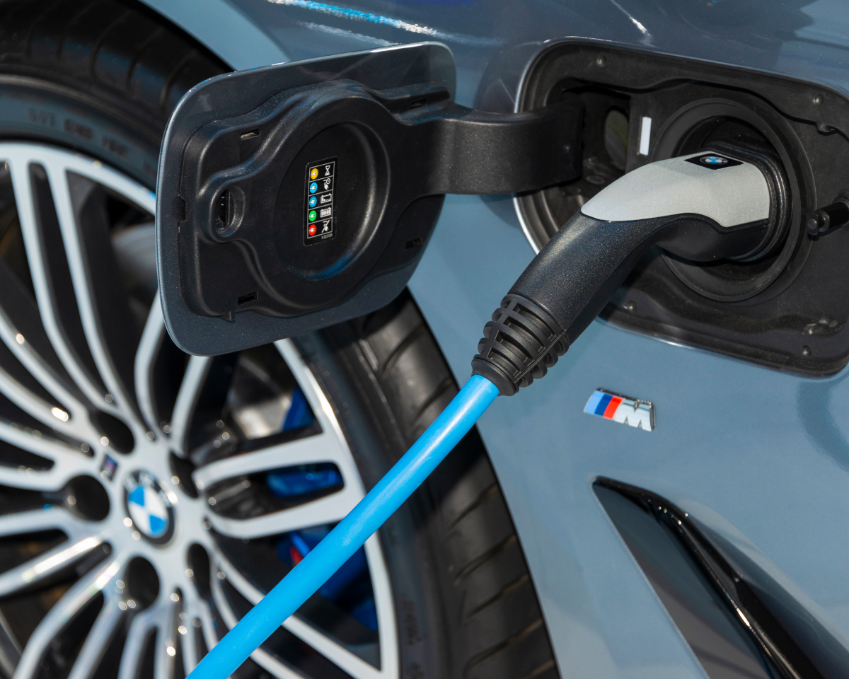 photo of a vehicle charging after hybrid repair