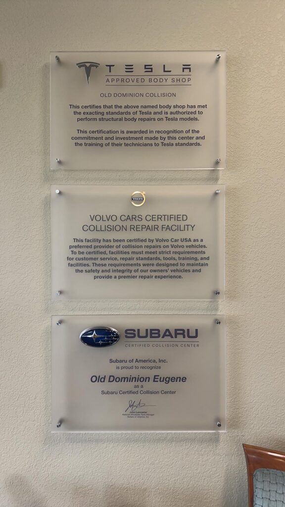 Auto Collision Repair Shop plaque